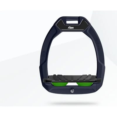 Verbindingshaken voor paardrijden Schuin Grip Rood/Zwart/Groen Flex-On Safe-On
