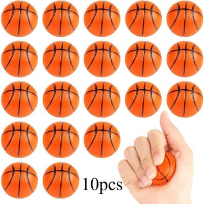 Mini Basketbal Stressballen Basketbal Schuim Sportballen Kleine Knijp Angst Bulk Speelgoedbal voor Kinderen Basketbal Feestartikelen