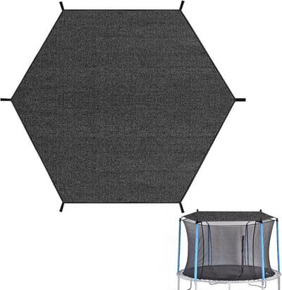 Trampoline Zonnezeil voor 6FT Trampolines, Waterdicht en Stofdicht, Bescherming tegen UV-straling en Weersinvloeden voor Buiten Speelplekken
