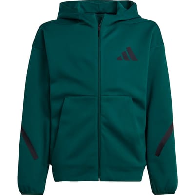 adidas Sportswear adidas Z.N.E. Sportjack met Capuchon en Lange Rits - Kinderen - Groen- 128