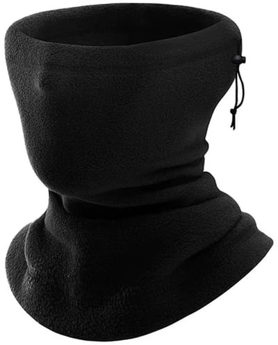 Winter Gezichtsmasker Motorfiets – Winddicht Fleece Halfgelaatsmasker met Warme Halsdoek | Motor Masker, Windmasker, Nekwarmer voor Bikers, Fietsers & Outdoor