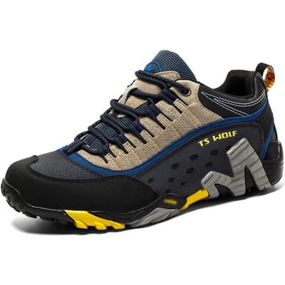 Platform Antislip Wandelschoenen Heren Outdoor Waterdichte Sneakers Heren Ademend Koppel Trekking Sportschoenen Campingschoenen Heren 44 gray