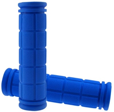 Rieba® Handvatten Kinderfiets 120mm - Fiets - Step - Binnen diameter 22mm - Kinderen - Rubber - Antislip - Blauw
