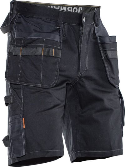 Jobman 2733 Shorts Cotton HP 65273311 - Zwart/Zwart - C44