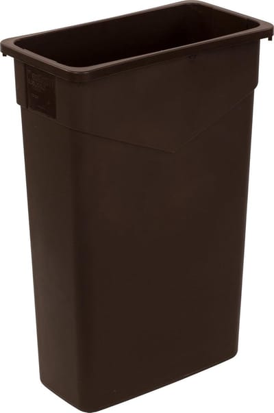 Afvalcontainer Polyethyleen - Prullenbak Keuken - Afval Verzamelen - Hoeklussen Vuilniszak - 23 Gallon - Donkerbruin
