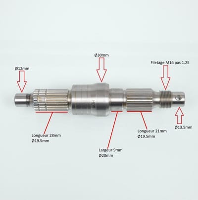 RMS-achteras voor Piaggio 50 Liberty-scooter, bouwjaar 1997 t/m 2005, nieuw