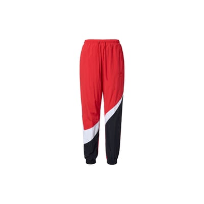Pantalon de survêtement long ample en maille à motif tissé logo rétro Nike pour homme bas rouge AR9895-657 S red