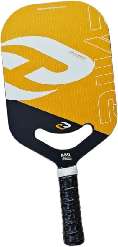 Pickleball Racket - Carbonvezel Racket - Sport en Spel - Uitzonderlijke Grip - 42 x 20 x 5 cm - Zwart