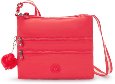 kipling Schoudertas Basic Eyes Wide Open Alvar Medium Shoulderbag Escape Red Rood