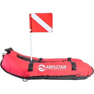Planche spearfishing met interne luchtkamer Abysstar