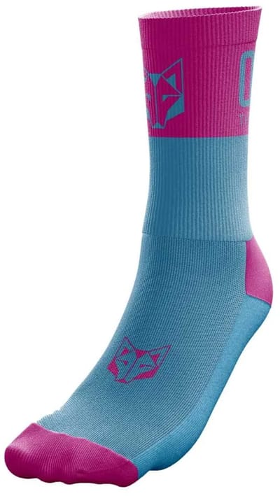 Otso Multi-sport Medium Cut Light Blue/fluo Pink Sokken Blauw EU 35-39 Man,Vrouw