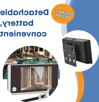 Digitale Deurcamera - Video Deurspion - Huisbeveiliging - 3.5 Inch LCD Scherm - 14-28mm Gat