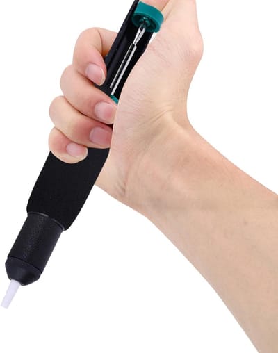 Desoldering Pomp voor het Verwijderen van Lood, Handmatige Anti-Statische Tin Pomp met Antislip Handvat, Ideaal voor Soldeerwerk en Elektronica Reparatie