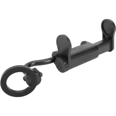 Support de téléphone pour guitare magnétique Aimant puissant Support pour smartphone ukulélé Rotation à 360 degrés Noir