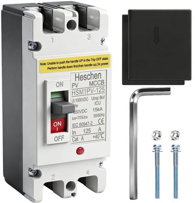 Allecto - Dc Automatische fotovoltaïsche schakelaar - 125A - 2-polig