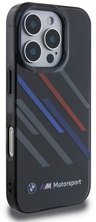 BMW Back cover - iPhone 16 Pro Max - Zwart - Schokabsorberende randen - Stijlvol & Slank Design