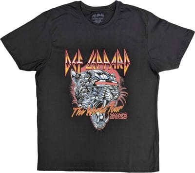 Def Leppard - Tour 2023 Heren T-shirt - S - Zwart