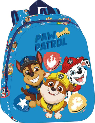 PAW Patrol Peuterrugzak, 3D Heroes - 33 x 27 x 10 cm - Polyester