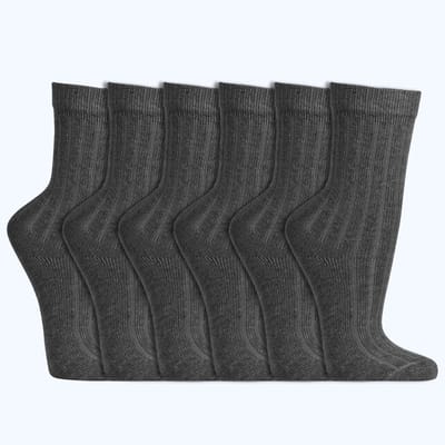 Luxe sokken | Merino & Kasjmier | Superzacht | Dames & Heren | Zwart | 6 paar