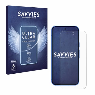 Savvies - Screenprotector voor Google Pixel 10 - Folie Beschermfolie transparant 6 Stuks