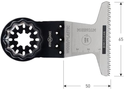 BIM STARLOCK INVALZAAGBLAD TYPE MTC65BI, 65X50 MM