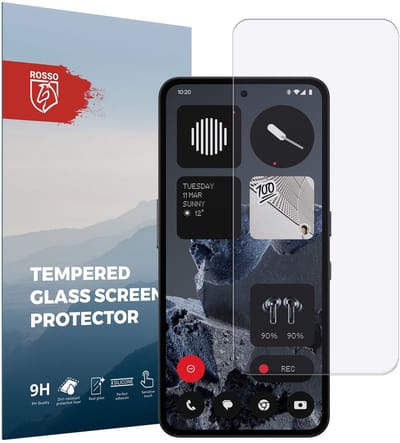Rosso Screen Protector Geschikt voor Nothing CMF Phone 2 Pro | 9H Tempered Glass | Glasplaatje | Beschermlaag | Beschermglas | 9H Hardheid