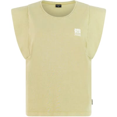 Protest PRTCandi - T-shirt Dames - 1/8 mouwen - Ronde hals - Normale pasvorm - Groen
