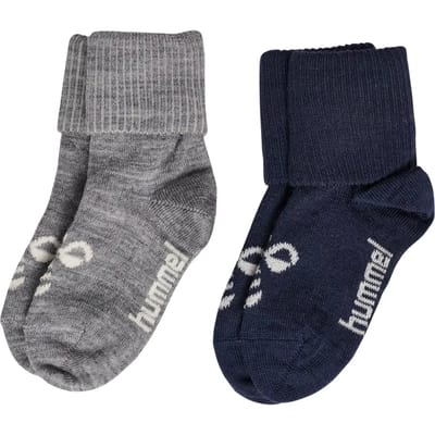 Hummel kindersokken Hmlmini Wool, set van 2 paar 233018