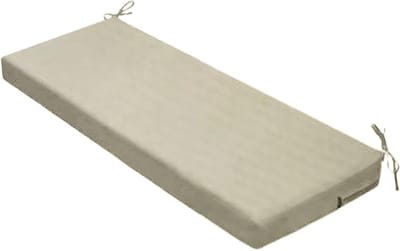 Bankkussen Buiten - Terraskussen - Comfortabel Zitten - Waterdicht & UV-bestendig - 100 x 42 cm - Off-white