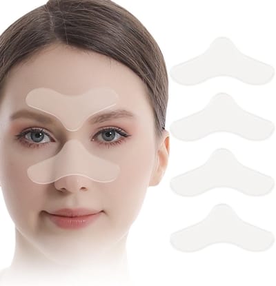 Dailygoods- Neuspads Siliconen - Zelfklevend - Bril Pads - 4 Stuks - Bescherming Neus - Vermindert Maskerlekken - CPAP Masker