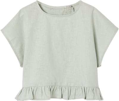 Vertbaudet Linnen blouse voor meisjes