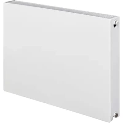 Sanivesk Paneelradiator Raya Vlak Duo Type 22 100x40cm - Wit - 6 Aansluitingen - 618w