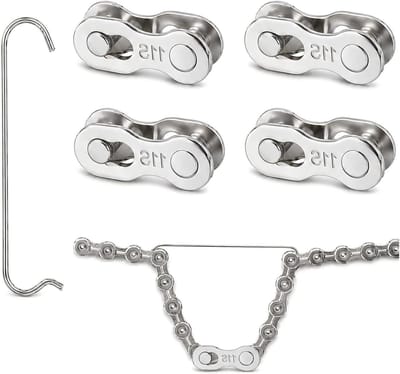 Fiets Kettingslot - Kettingconnector Kettingpen - Fietsketting Reparatie - 11-Speed Compatibel - 4 Paar - Zilver