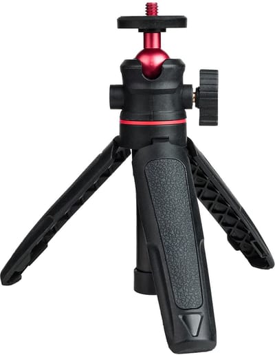 Ynkkvre - Statief - Telefoonhouder - Gorillapod - Uitbreidbaar Tot 10,4 Inch 360° Flexibele Kogelkop - 1 - Tafelstatief Zwart