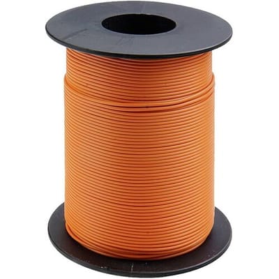 Donau Elektronik 125-S25-7 Draad 1 x 0.25 mm² Oranje 25 m