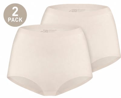 ten Cate Dames High Waist – Secrets – Almond– Maat XL – Naadloos & Comfortabel Ondergoed – Fluweelzachte Afwerking – Voordeelverpakking