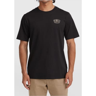 O'Neill  Small Chest Print T-shirt Black Out Taglia: XS | Magliette basic Outlet | Uomo | Nero