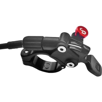 Levier de verrouillage à distance pour vélo tout terrain, commande de câble, interrupteur de fourche avant, contrôleur de fil de fourche à Air noir