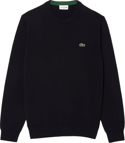 Lacoste herentrui katoen - O-hals - zwart