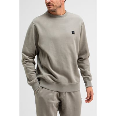 Butcher of Blue Army Crew Slate Grey Size: S | Sweaters Outlet | Heren | Grijs