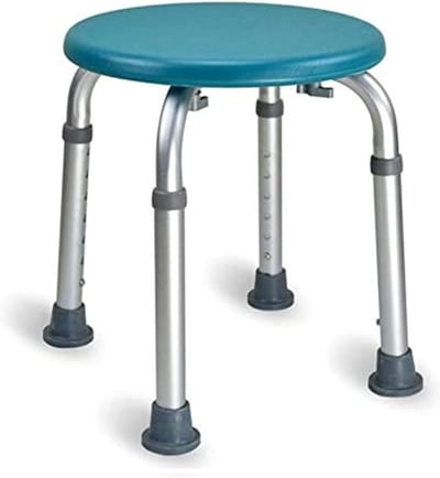 Douchekruk - Badkamerbank - Veilig Baden - Antislip Zitting - 175 kg capaciteit - Wit