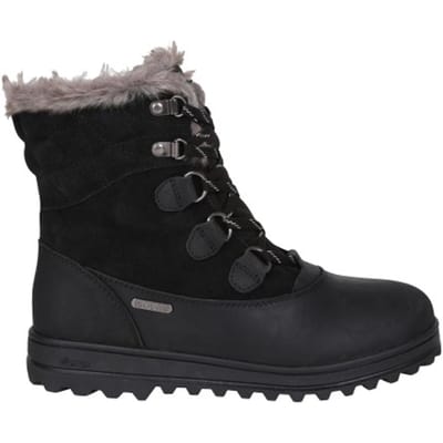 Mountain Warehouse Dames Vostock Leren Waterdichte Thermische Sneeuwlaarzen (Zwart)