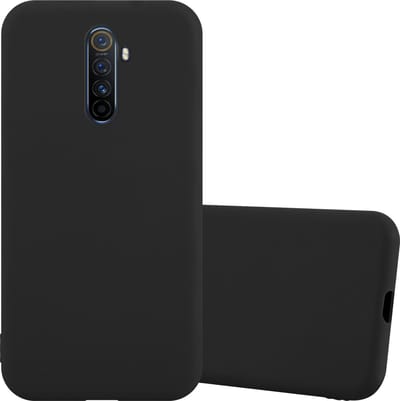 Cadorabo Hoesje geschikt voor Realme X2 PRO / Oppo Reno Ace in CANDY ZWART - Beschermhoes gemaakt van flexibel TPU silicone Case Cover