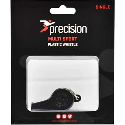 Precision Scheidsrechtersfluitje - zwart