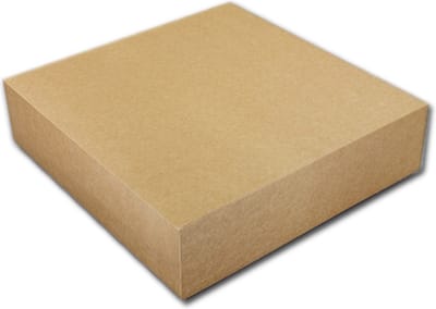 BrandNewCake® Taartdoos - 30x30x8 cm - Taartdoos Karton - Cakedoos - 3 Stuks - Bruin