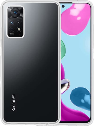 Hoesje - Geschikt voor Xiaomi Mi 10T Pro - Sterk & Shockproof - Hoes Cover - Siliconen Case - Telefoonhoesjes - Transparant