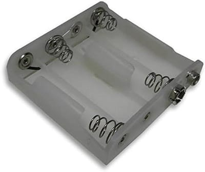 Batterij Houder - Batterij Box - Apparaten Voeden - Snap-On Mount - 5 Stuks - Wit
