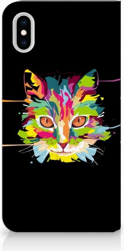 Apple iPhone Xs Max Magnet Case Cat Color