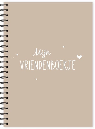 Vriendenboekje Invulboek- Zand- Fien & Feau