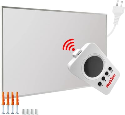Infrarood Verwarming - Wandpaneel Plafond - Ruimte Verwarmen - App Bediening Thermostaat - 60x50 cm - Rood